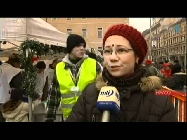 6000 adag étellel készültek a karácsonyi ételosztásra a Krisna-hívők – MTV Híradó, Tények