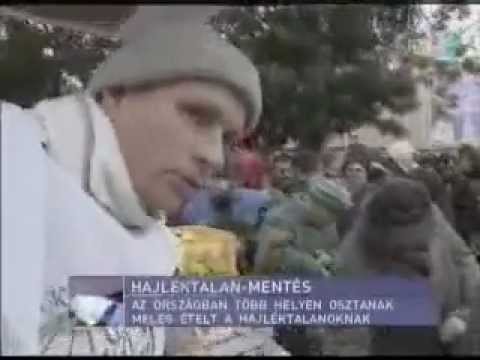 Karácsonyi ételosztás – M1 Híradó 2006