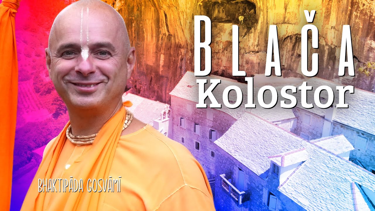 Kirándulás, Horvátországban a Blačai kolostorhoz. Bhaktipāda Gosvāmī