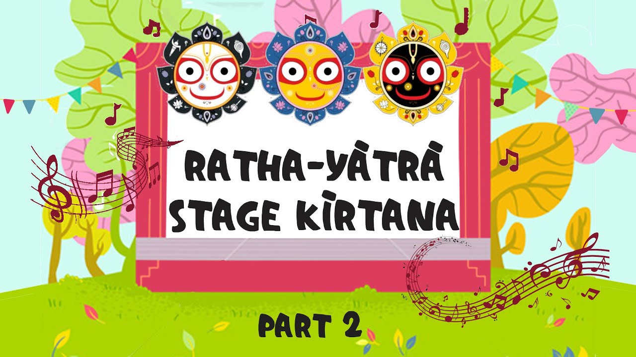 Ratha-yātrā stage kīrtana 2 – 2022-07-09