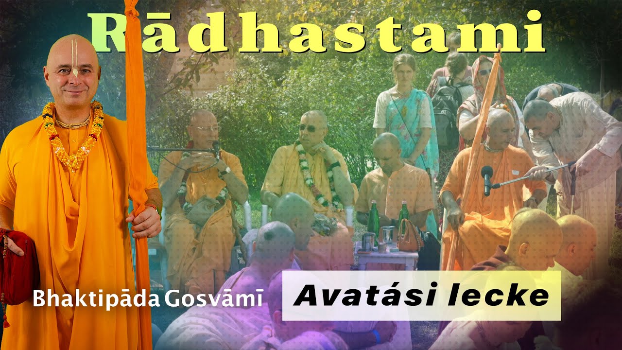 Rādhastami 2022, avatási lecke. Bhaktipāda Gosvāmī