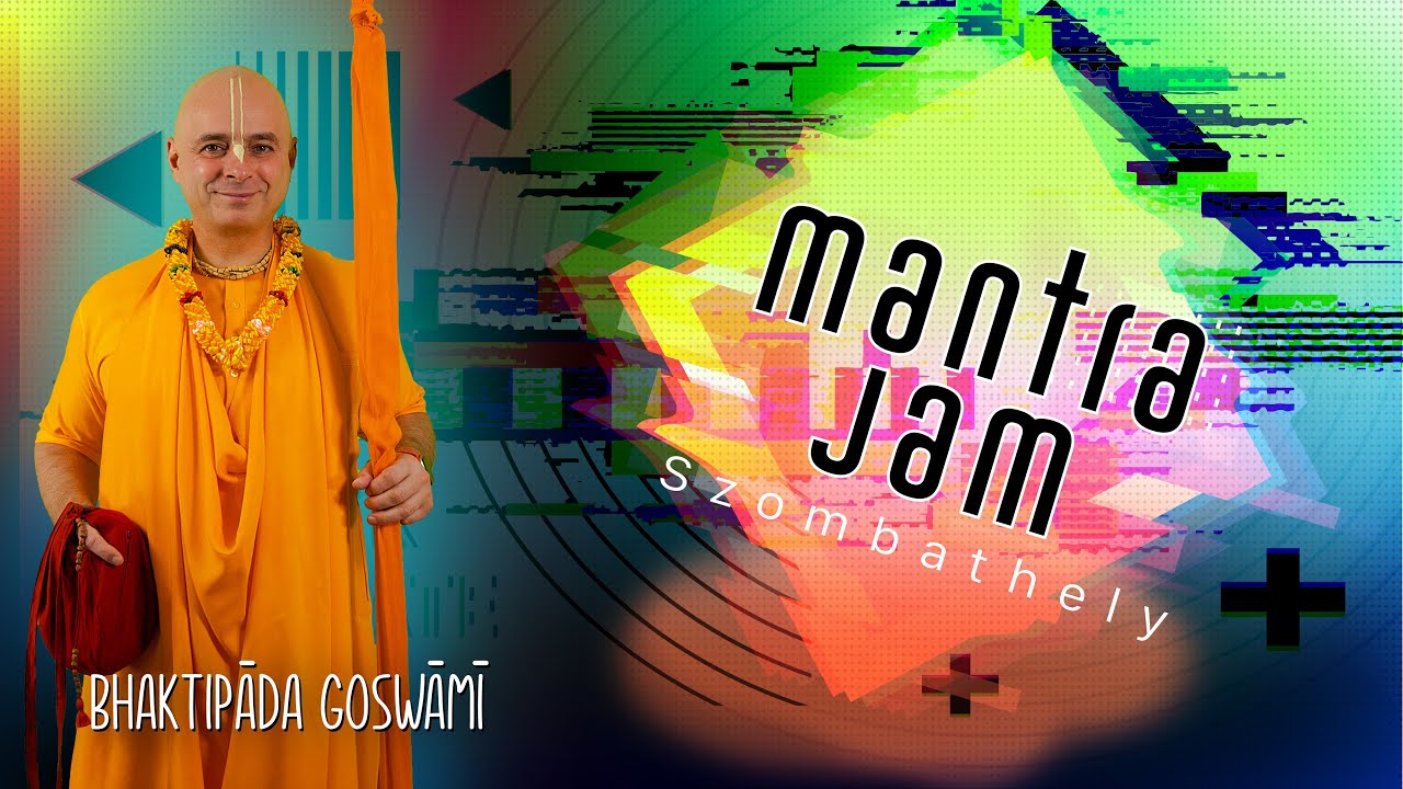 Mantra Jam előadás és éneklés. Bhaktipāda Gosvāmī