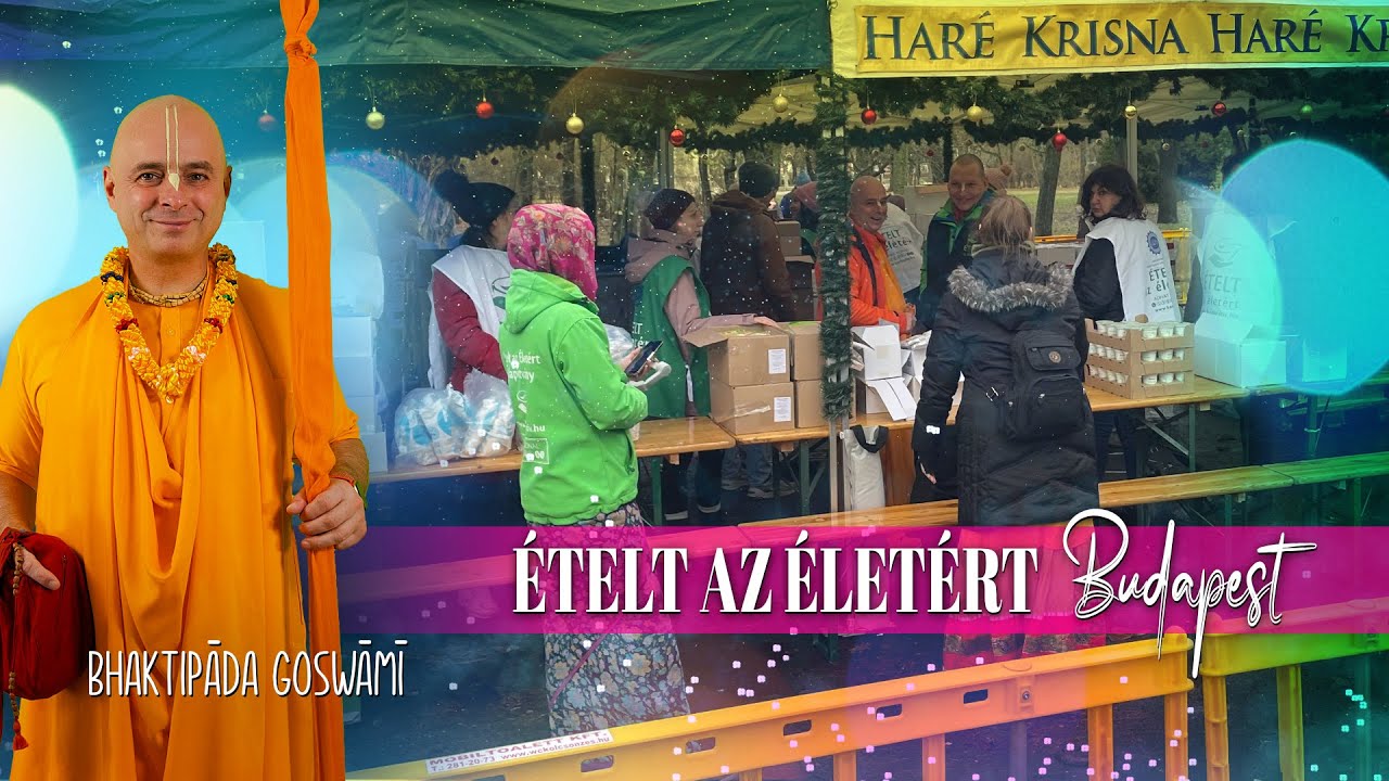 Ételt az Életért, Budapest 2022. Bhaktipāda Gosvāmī