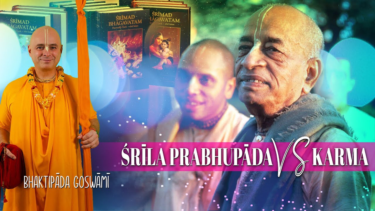 Srila Prabhupada könyvei megtisztítanak mindenkit a karmától. Bhaktipāda Gosvāmī