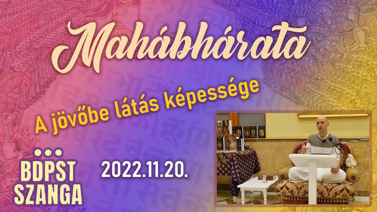 A jövőbe látás képességének elsajátítása – Budapest szanga, 2022.11.20.