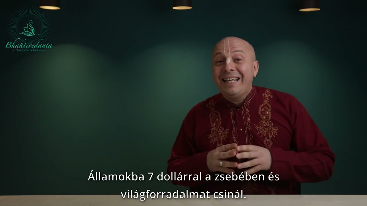 A. C. Bhaktivedanta Swami Prabhupáda személyének bemutatása