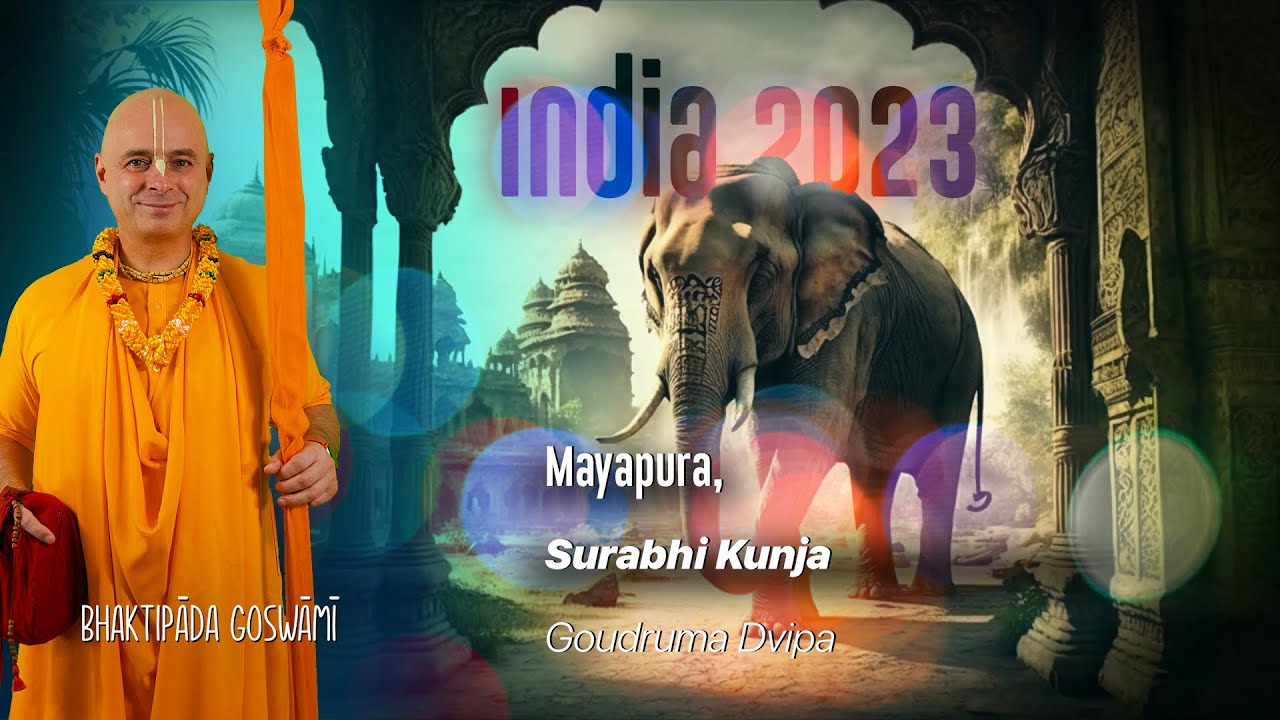 Mayapura, Surabhi Kunja, Goaudruma Dvipa. Bhaktipāda Gosvāmī