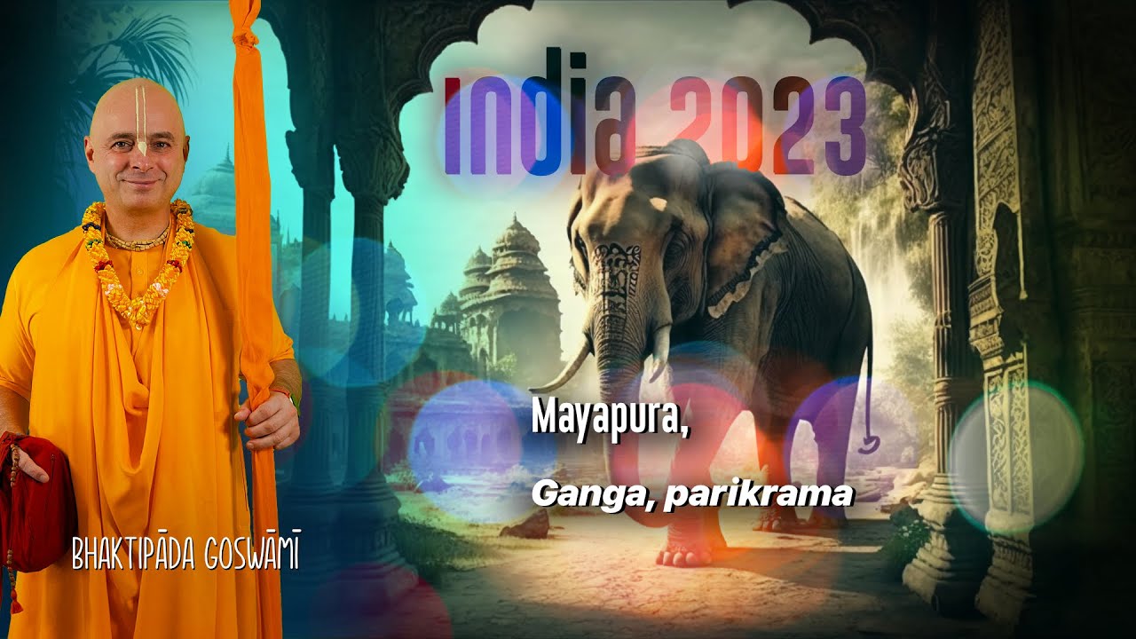 Mayapura, Ganga Parikrama. Bhaktipāda Gosvāmī