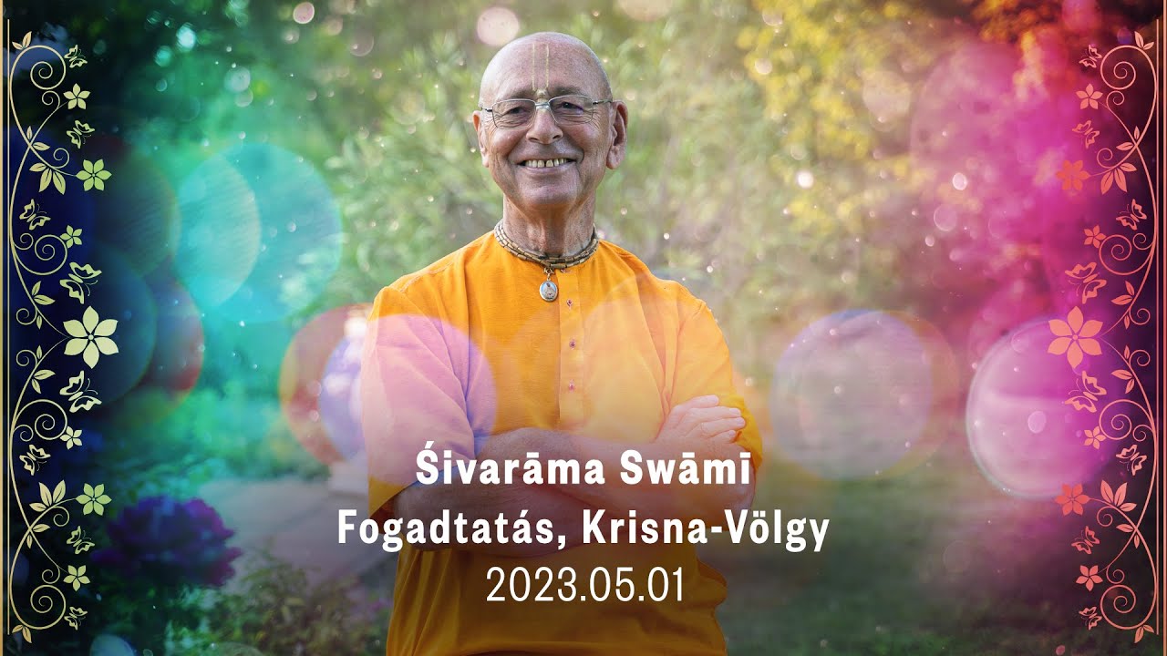 Sivarama Swami fogadtatása. Bhaktipāda Gosvāmī