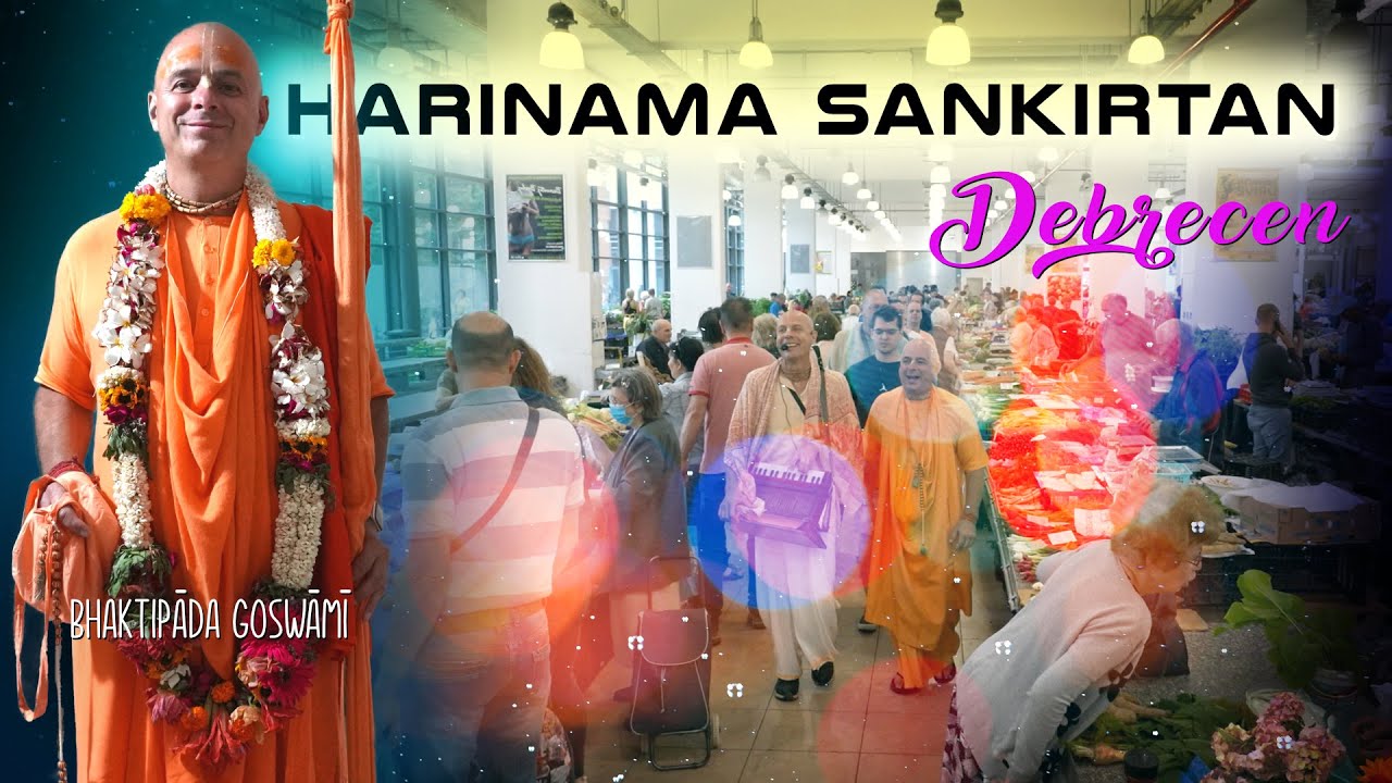 Harinama Sankirtana, Debrecen. Bhaktipāda Gosvāmī