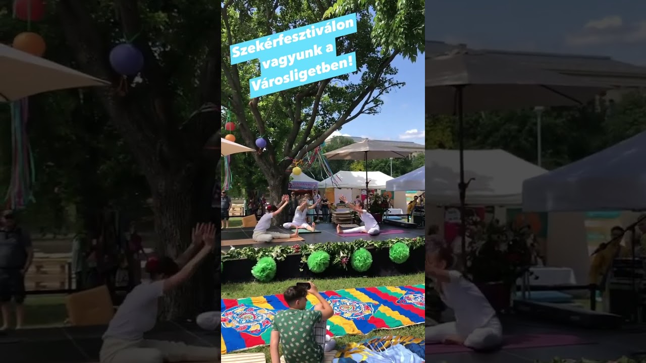 Így fesztiváloztunk tegnap 🤩🥳😍 #bhaktivedanta  #szekérfesztivál2023 #jógafőiskolája