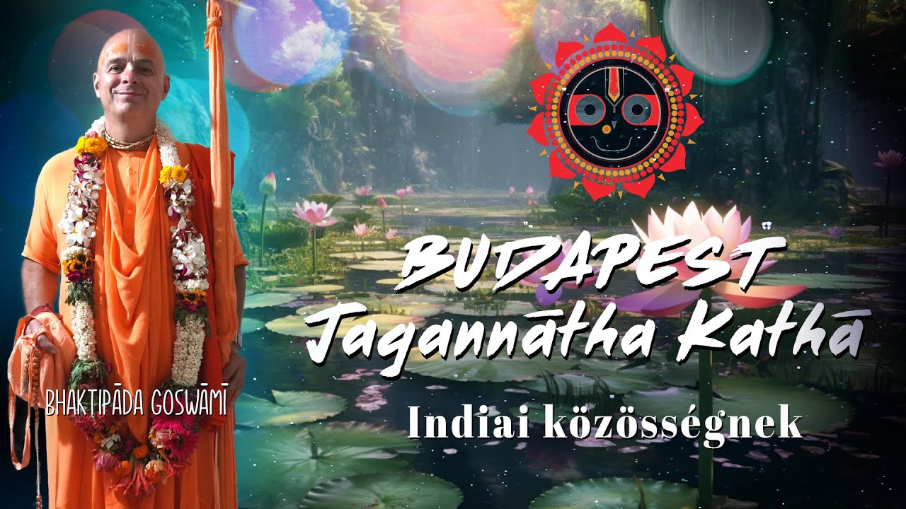 Jagannatha Kathy, Budapest. India közösség. Bhaktipāda Gosvāmī
