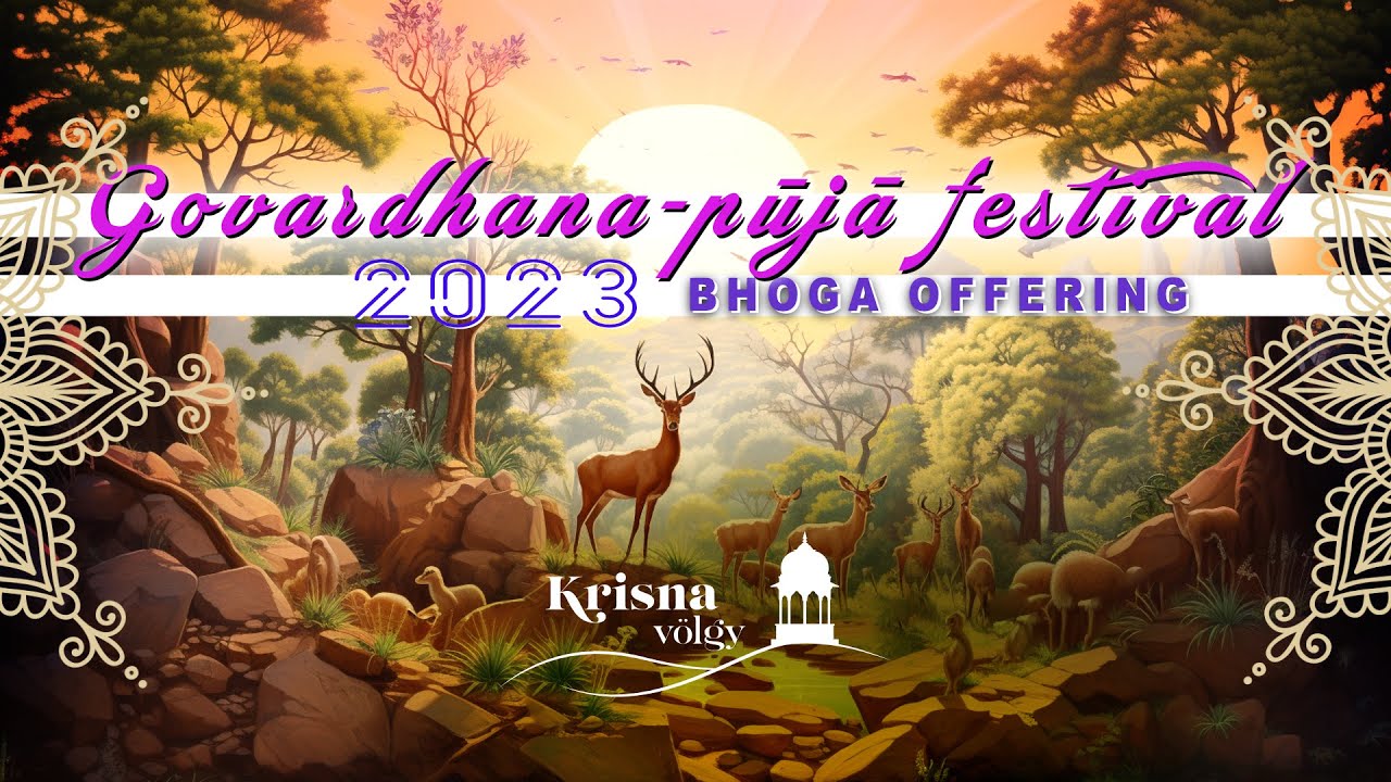 Govardhana pūjā festival 2023 – Bhoga offering