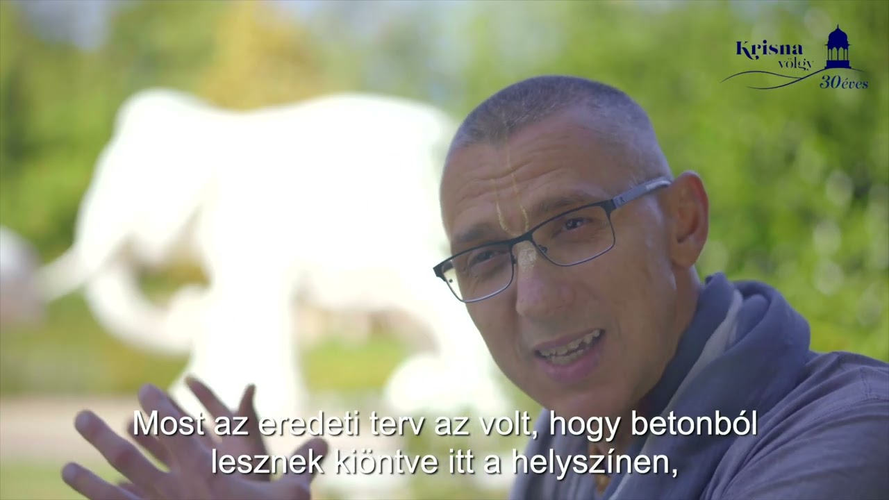KrisnaNews: Bemutatkoznak Krisna-völgy szimbolikus elefántjai