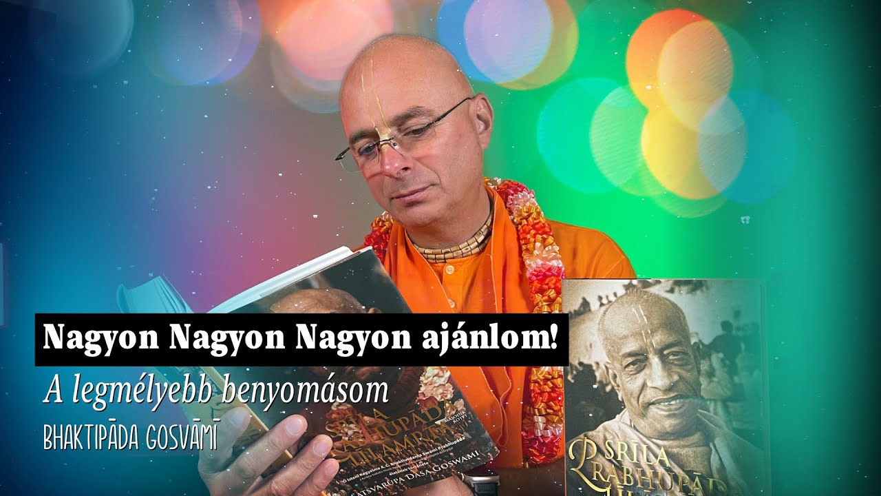 Srila Prabhupada Lilamrita olvasása. Bhaktipāda Gosvāmī