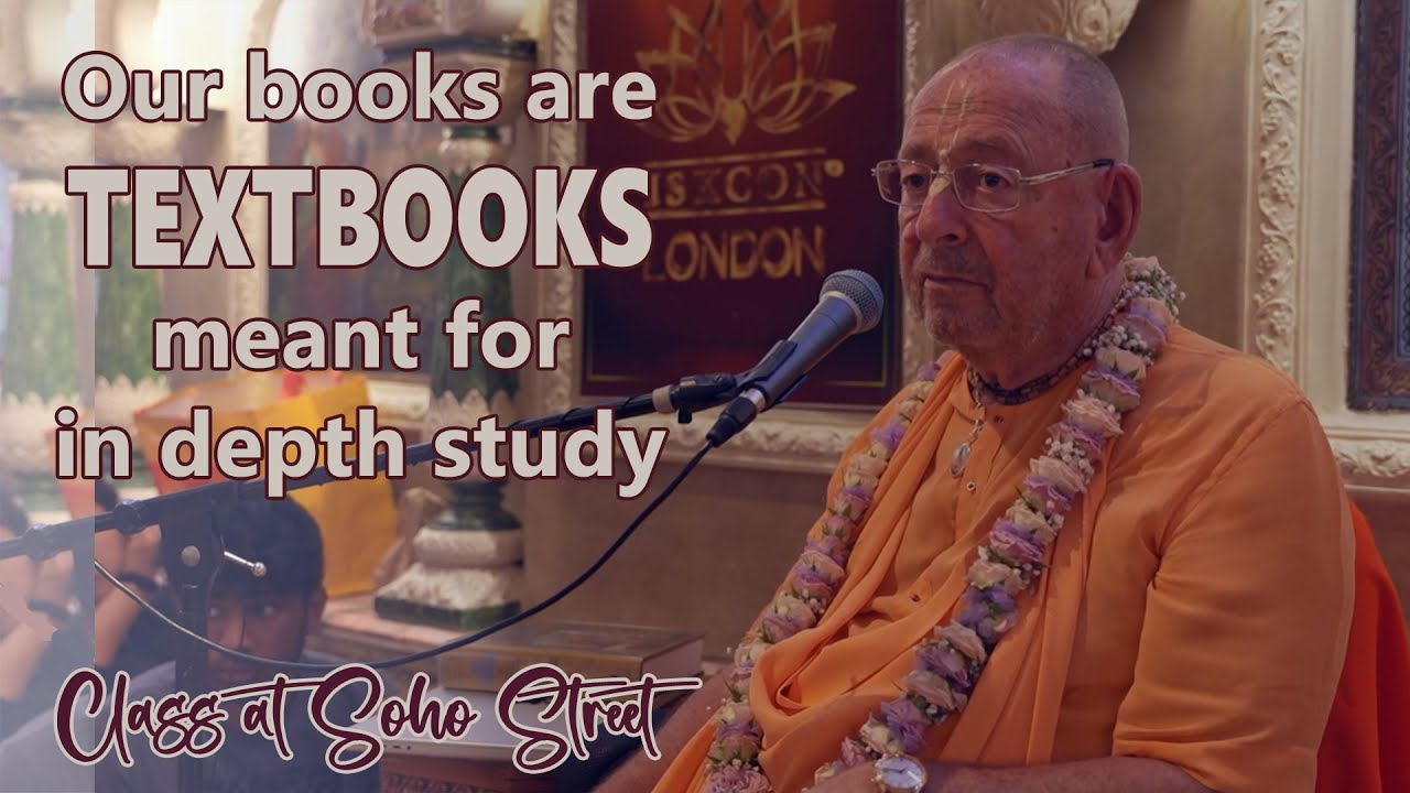 Our books are textbooks meant for in depth study – 2023-08-25 | Śivarāma Swami