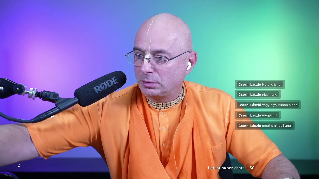 Sādhana-Bhakti’s Live broadcast