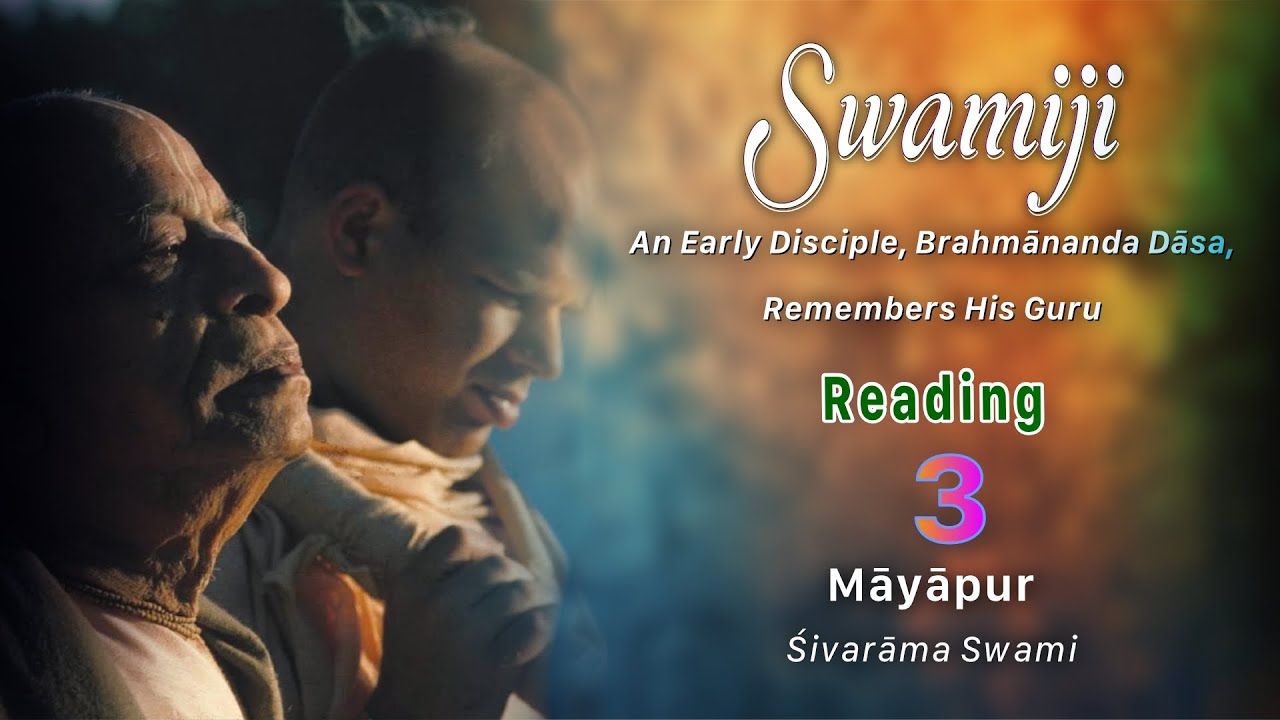 Reading “Swamiji” Part 3 – 2024-01-29