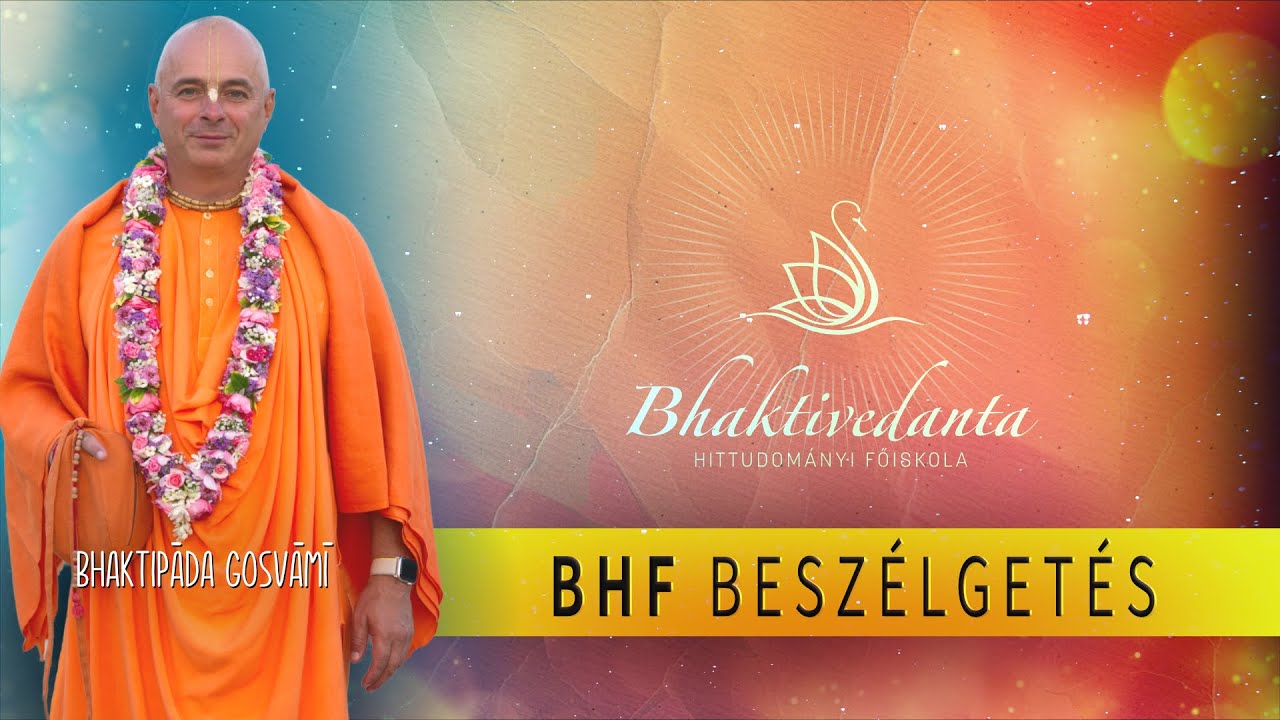 Beszélgetés a Bhaktivedanta Hittudományi Főiskola hallgatóival. Bhaktipāda Gosvāmī