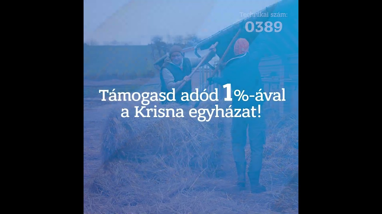 Támogasd adód 1 %-ával a Krisna Egyházat!