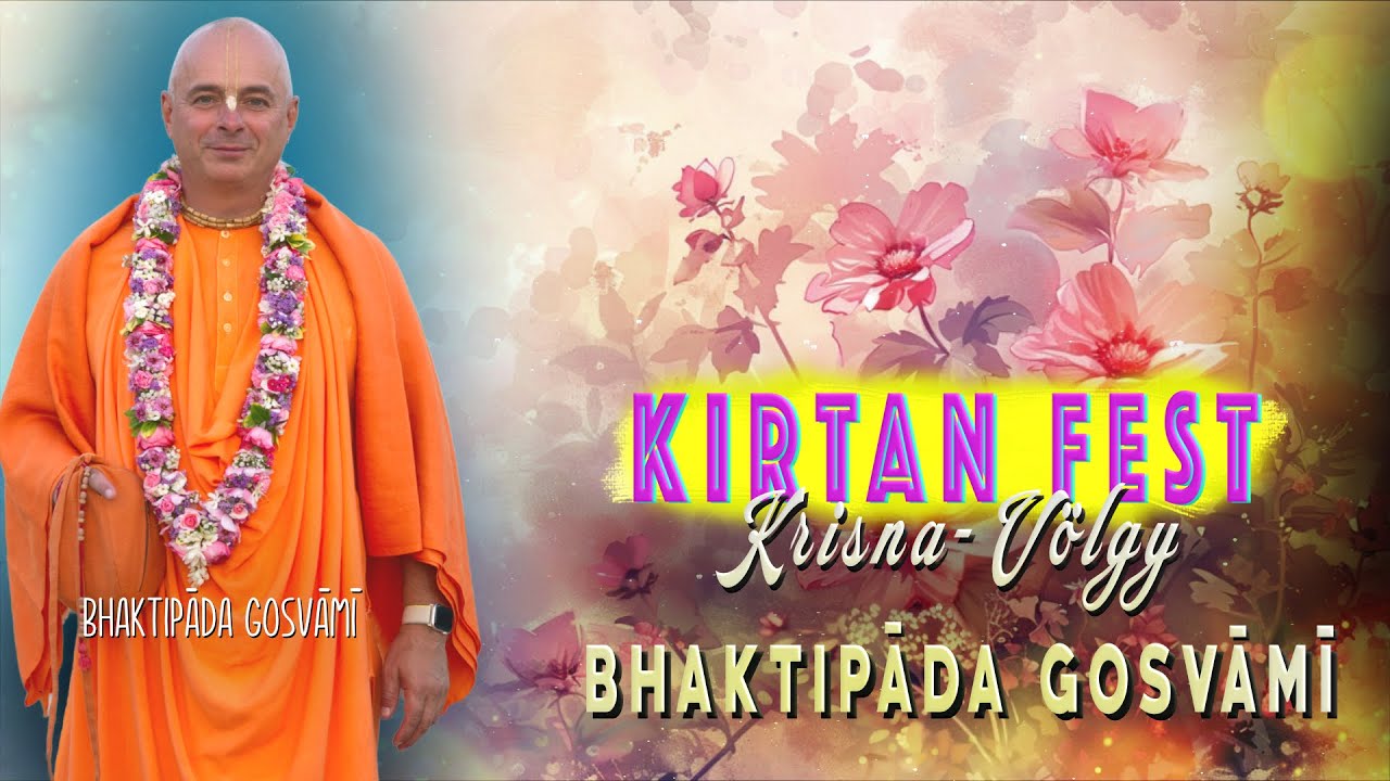 Kirtan fest. Krisna-Völgy. Bhaktipāda Gosvāmī