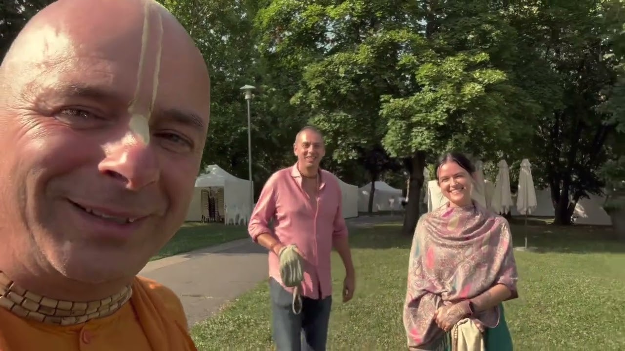 Készen állunk a holnapi fesztiválra! Bhaktipāda Gosvāmī