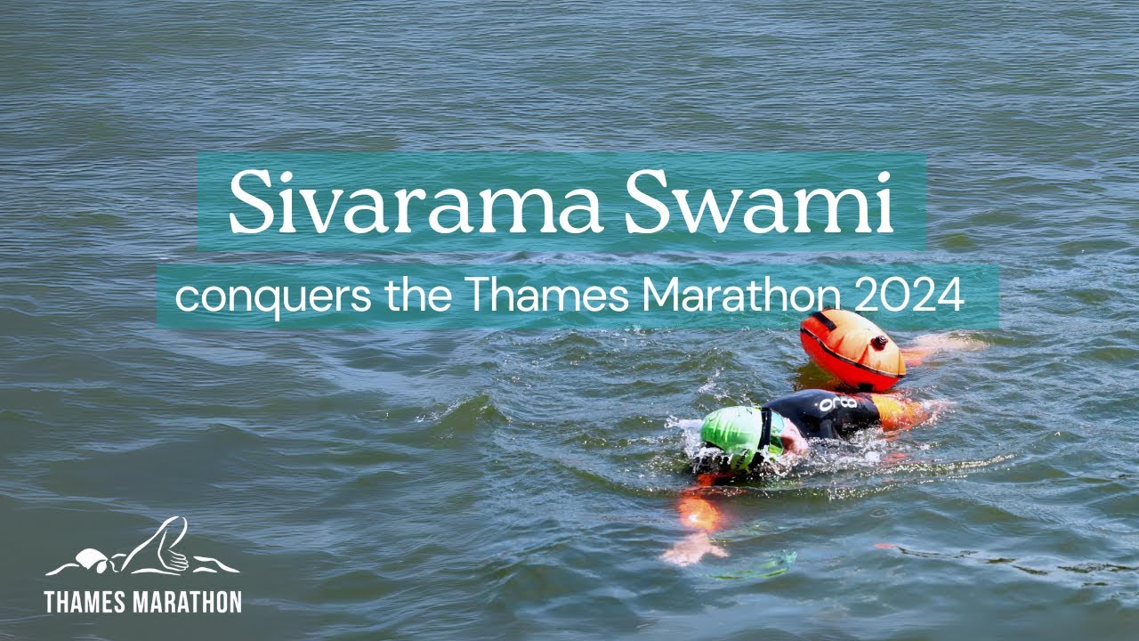 Śivarāma Swami conquers the Thames Marathon!