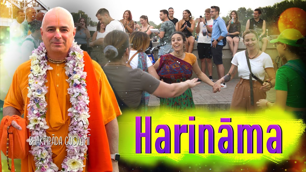 Harināma Sankirtan Szegeden. Bhaktipāda Gosvāmī