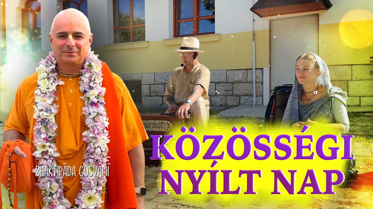 Közösségi Program, Budapesten. Bhaktipāda Gosvāmī