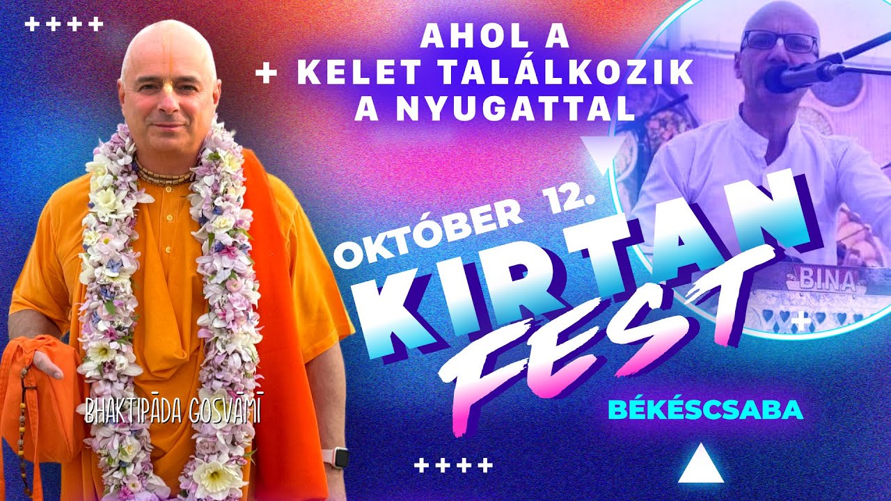 Kirtan Fest Békéscsaba 2024. Részlet. Bhaktipāda Gosvāmī