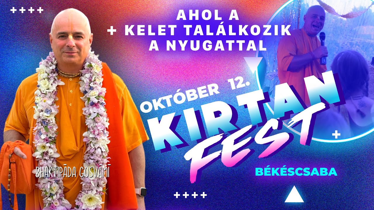Kirtan Fest Békéscsaba 2024 Részlet. Bhaktipāda Gosvāmī