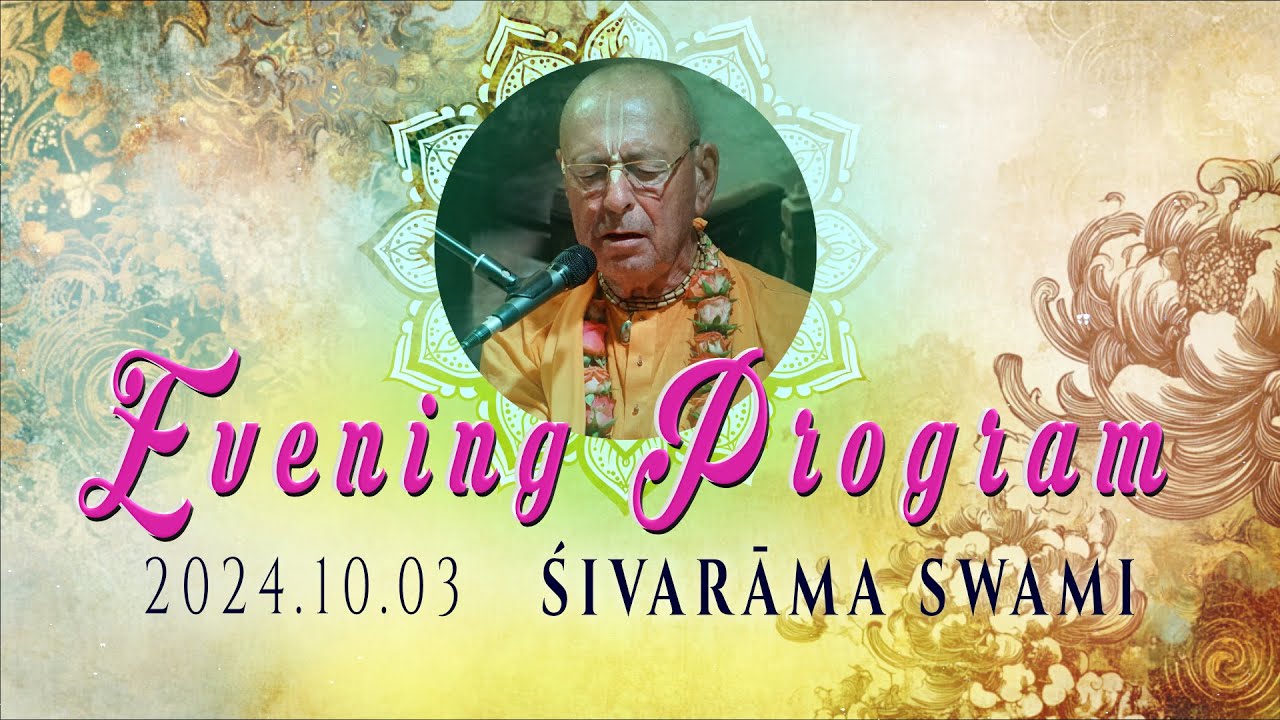 Srila Sivarama Swami idei utolsó programja Budapesten
