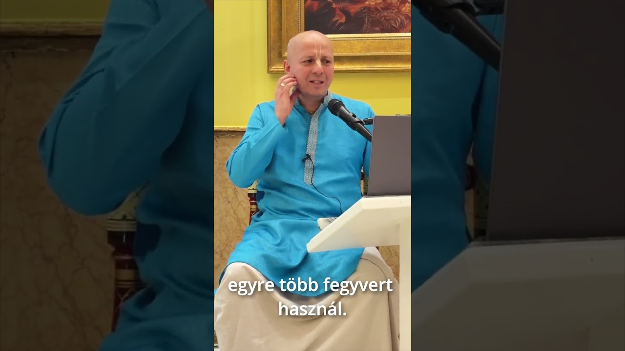 A fegyverek gyártása a lelki látásmód hiányának az eredménye.