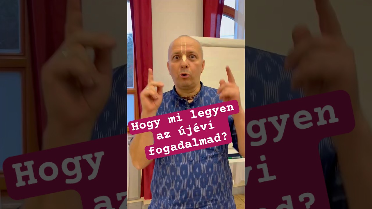 Hogy mi legyen az újévi fogadalmad? Ezt javasoljuk! #jógafőiskolája #joga #bhaktivedanta #vegetarian