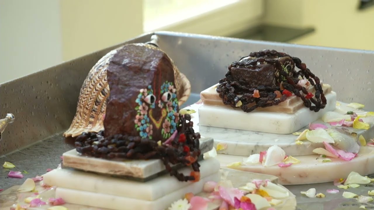 Abhiseka ceremony in Nava Vraja-dhama