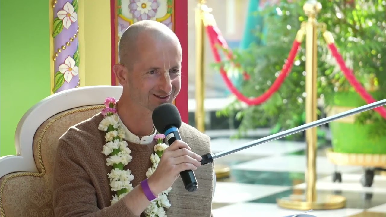 H. G. Lilasuka prabhu – Govardhana puja class