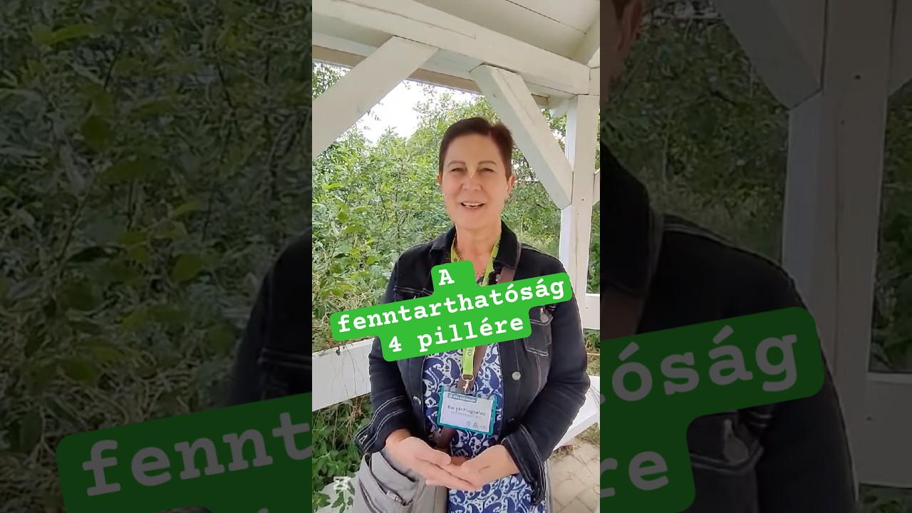 Mi a fenntarthatóság 4 pillére? És melyik a legfontosabb? #jógafőiskolája #fenntarthatóság