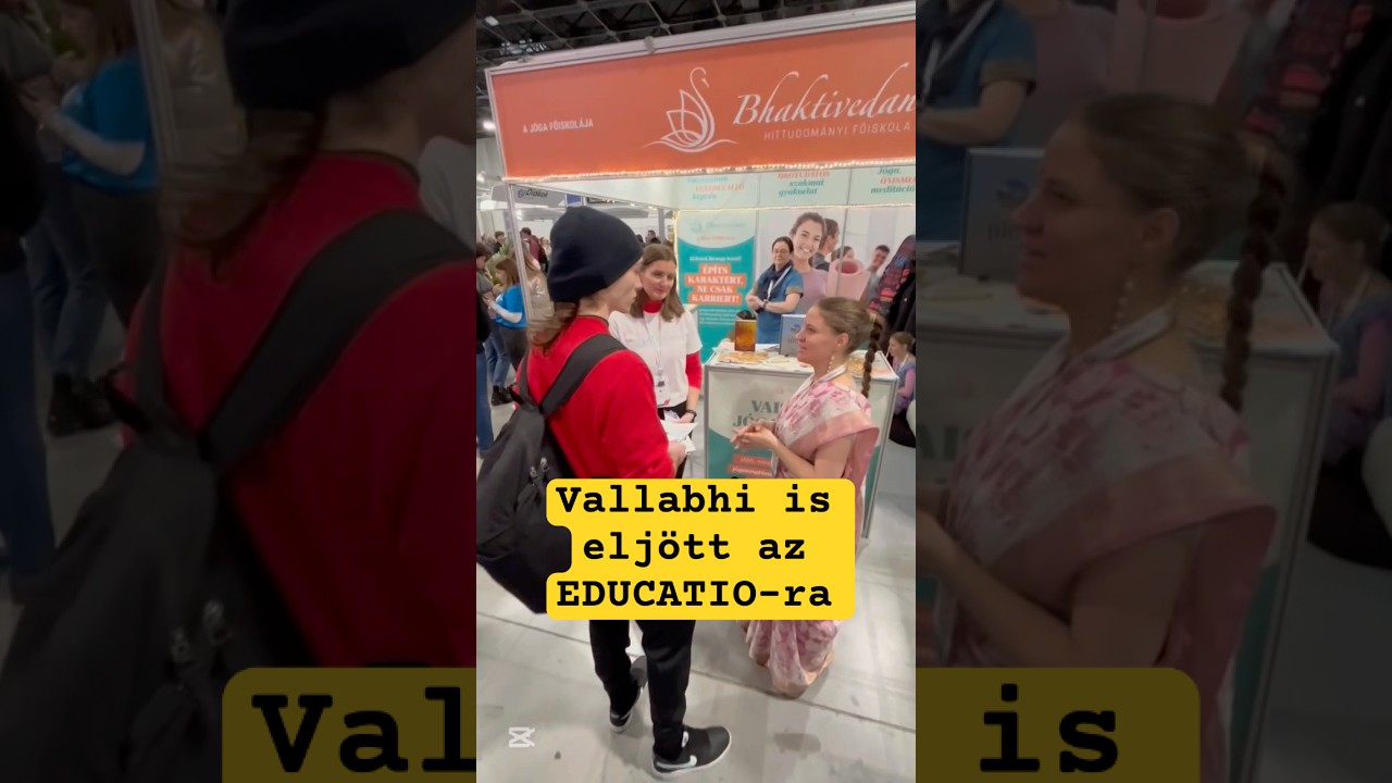 Vallabhit is elhívtuk az EDUCATIO-ra,ahol nagy az érdeklődés a Jóga Főiskolája iránt.#jógafőiskolája