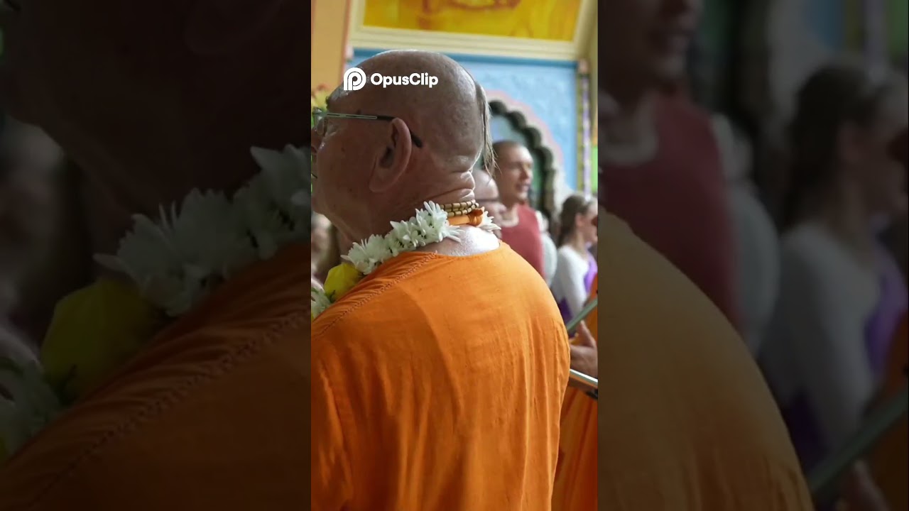 Ecstatic kirtan with H.H. BB Govinda Swami Maharaj and H.H. Sivarama Swami Maharaj in New Vraja-dham