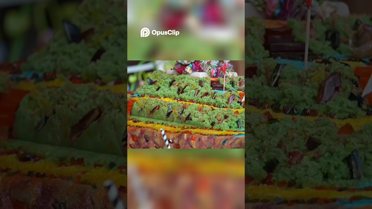 Govardhana-puja édesség felajánlás / bhoga offering