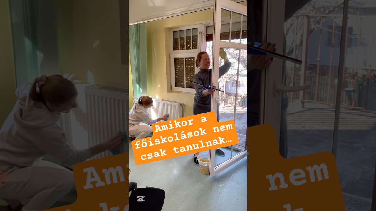 “Ez a viszonzás semmi ahhoz képest, amit a BHF-en kapunk”-mondta egy hallgató vödörrel a kezében