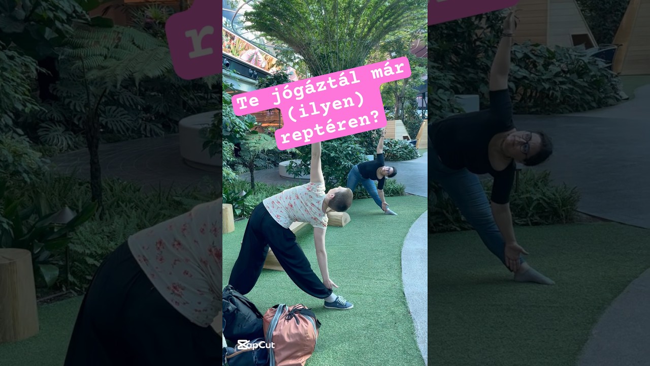 Indiából hazafele, két járat között ez történt a reptéren. (Doha) #jógafőiskolája #jóga