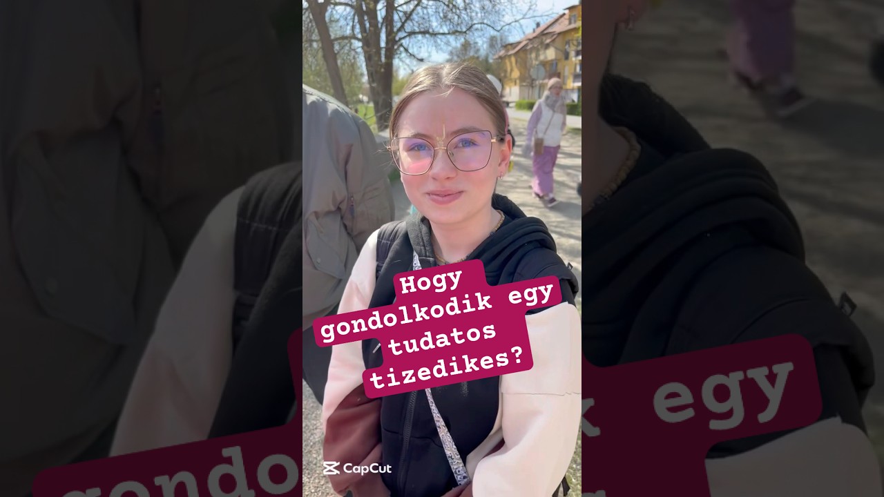 Nóra még csak tizedikes,de már tudja,hová fog jelentkezni 2 év múlva.#jógafőiskolája #bhaktivedanta