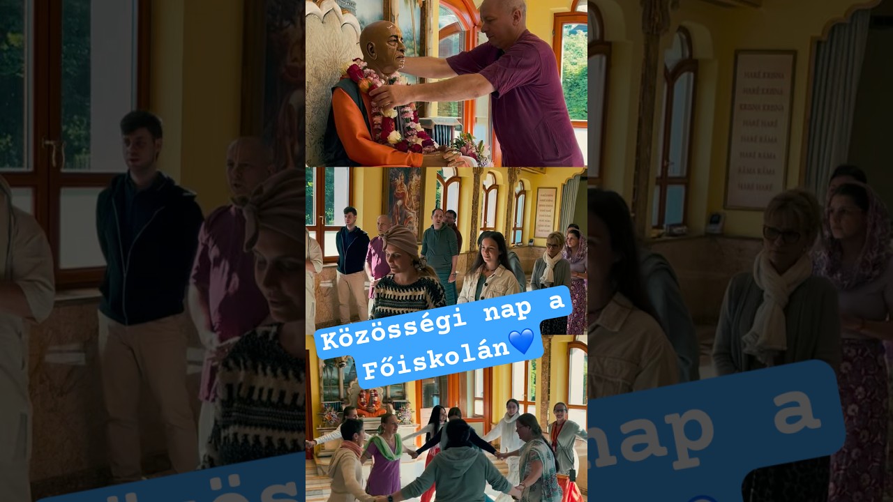 A Jóga Főiskoláján ilyen egy közösségi nap. #jógafőiskolája #bhaktivedanta #love #bhakti
