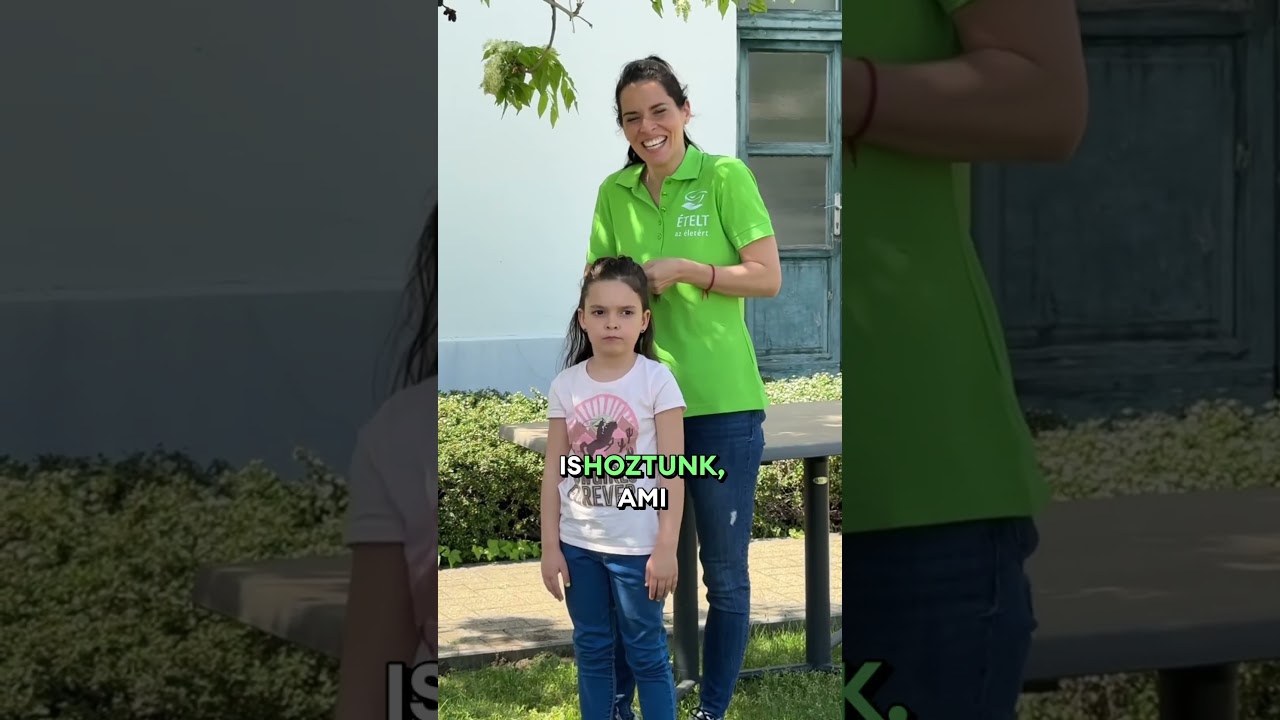 Anyák napi élelmiszer csomag osztás Gigivel