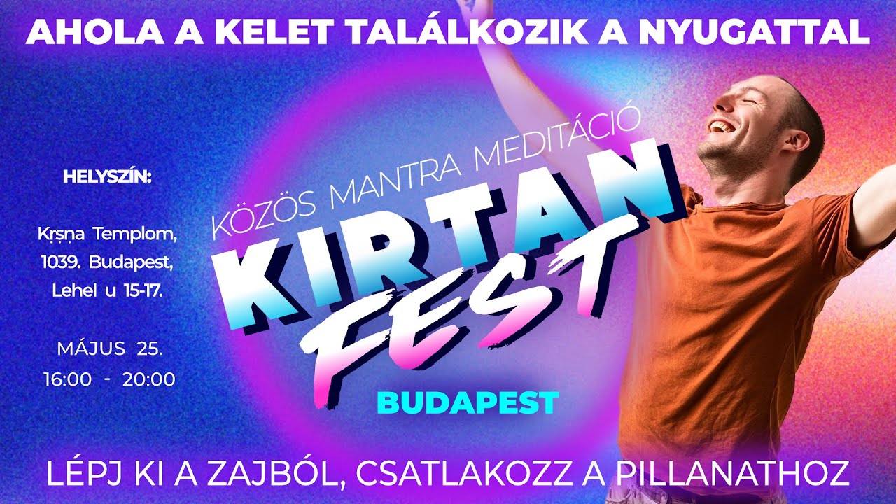 Kirtan Fest Budapest, Lélek Palotája. Bhaktipāda Gosvāmī