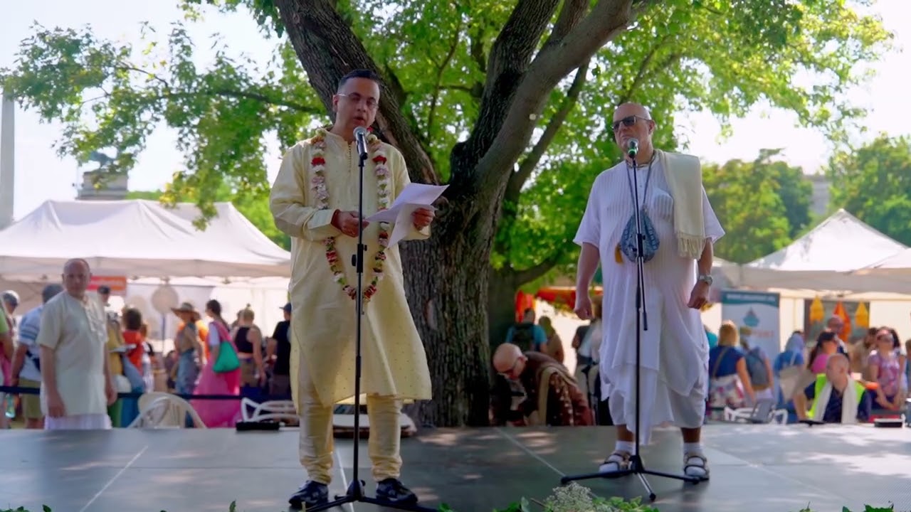 Praveen Kumar köszöntőbeszéd – Ratha-yātrā Szekérfesztivál 2025