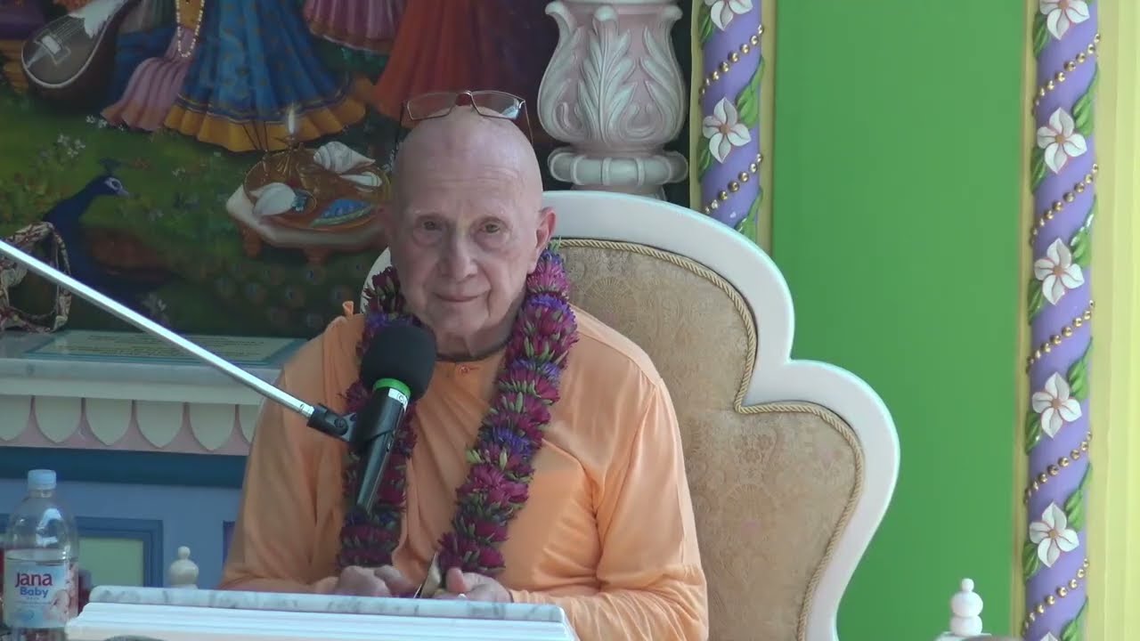 H. H. Candramauli Swami – Janmastami morning class / reggeli lecke – 2024