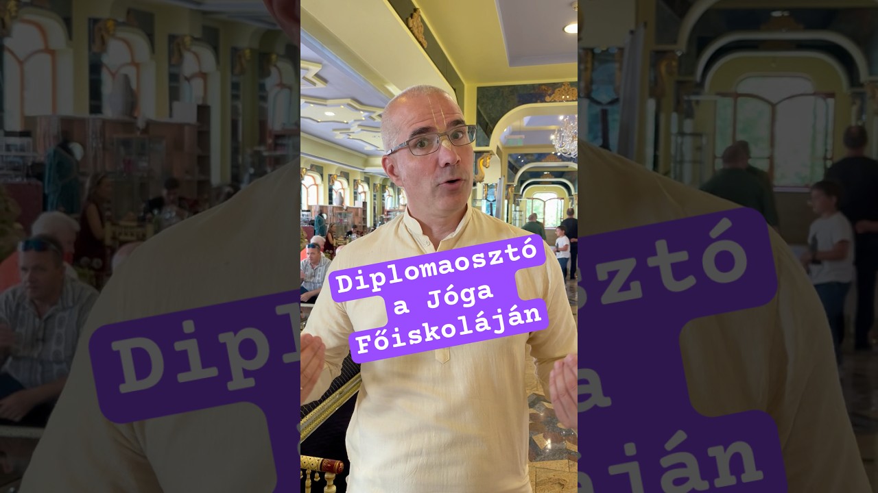 Ilyen volt a 2025-ös diplomaosztó a Jóga Főiskoláján #jógafőiskolája #bhaktivedanta #diplomaosztó