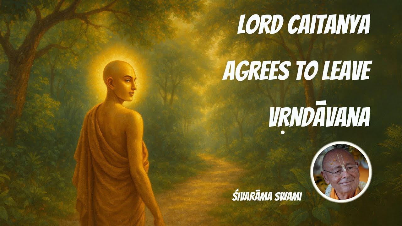 Lord Caitanya agrees to leave Vṛndāvana – 2025-07-20